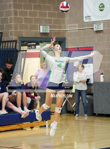 Thumbnail 3 in Rocky Mountain vs ThunderRidge (Dakota Ridge Varsity Tournament) photogallery.
