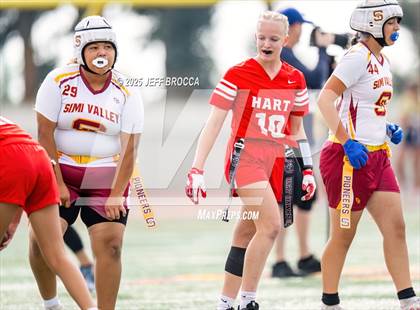Thumbnail 2 in JV: Simi Valley vs Hart (Oxnard JV Tournament) photogallery.