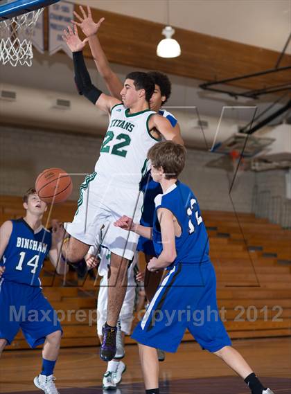 Thumbnail 3 in Poway vs Bingham (Torrey Pines Holiday Classic) photogallery.