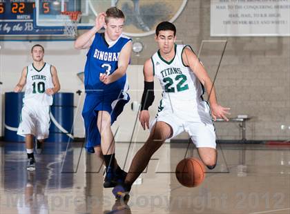 Thumbnail 3 in Poway vs Bingham (Torrey Pines Holiday Classic) photogallery.