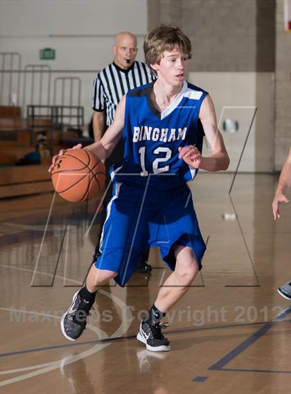Thumbnail 3 in Poway vs Bingham (Torrey Pines Holiday Classic) photogallery.