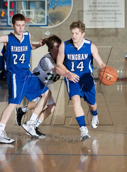 Thumbnail 1 in Poway vs Bingham (Torrey Pines Holiday Classic) photogallery.