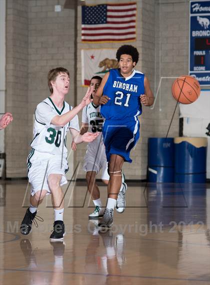 Thumbnail 2 in Poway vs Bingham (Torrey Pines Holiday Classic) photogallery.