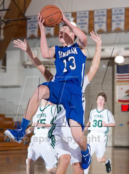 Thumbnail 2 in Poway vs Bingham (Torrey Pines Holiday Classic) photogallery.