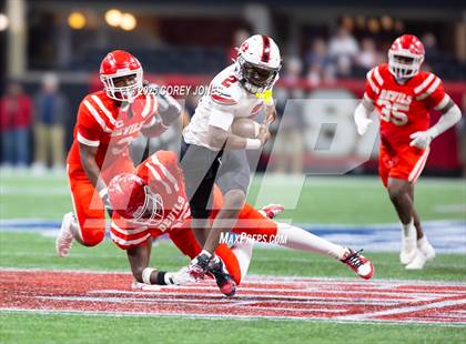 Thumbnail 3 in Bowdon vs Lincoln County (GHSA 1A Div.II Championship) photogallery.