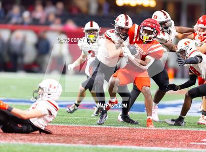 Thumbnail 1 in Bowdon vs Lincoln County (GHSA 1A Div.II Championship) photogallery.