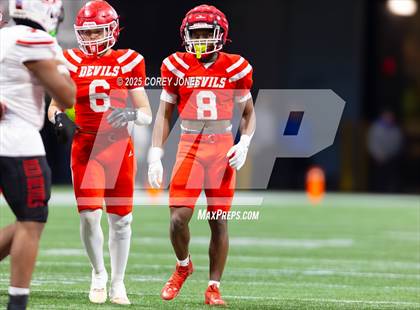 Thumbnail 3 in Bowdon vs Lincoln County (GHSA 1A Div.II Championship) photogallery.