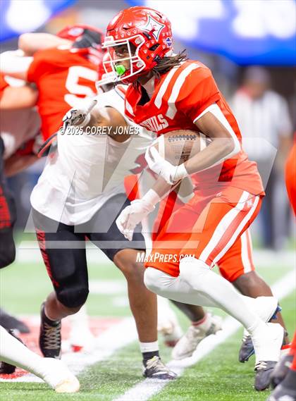 Thumbnail 3 in Bowdon vs Lincoln County (GHSA 1A Div.II Championship) photogallery.