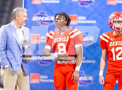 Thumbnail 2 in Bowdon vs Lincoln County (GHSA 1A Div.II Championship) photogallery.