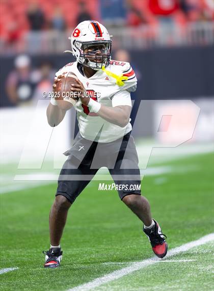 Thumbnail 3 in Bowdon vs Lincoln County (GHSA 1A Div.II Championship) photogallery.