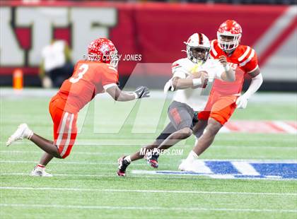 Thumbnail 2 in Bowdon vs Lincoln County (GHSA 1A Div.II Championship) photogallery.