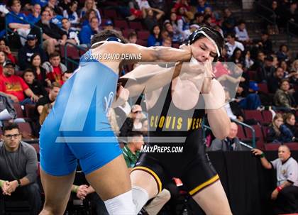 Thumbnail 1 in CIF State Boys Wrestling Championships (Semifinals) photogallery.