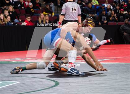 Thumbnail 1 in CIF State Boys Wrestling Championships (Semifinals) photogallery.