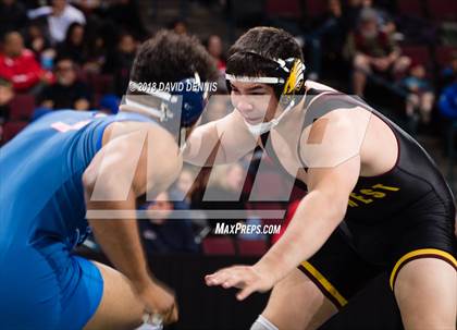 Thumbnail 2 in CIF State Boys Wrestling Championships (Semifinals) photogallery.