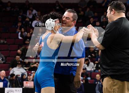 Thumbnail 2 in CIF State Boys Wrestling Championships (Semifinals) photogallery.