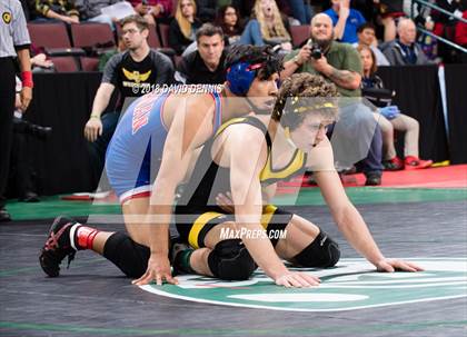 Thumbnail 1 in CIF State Boys Wrestling Championships (Semifinals) photogallery.