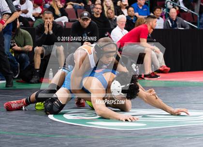 Thumbnail 2 in CIF State Boys Wrestling Championships (Semifinals) photogallery.
