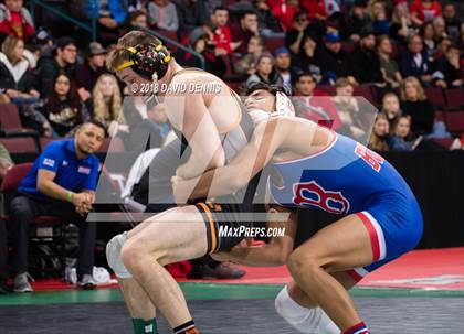 Thumbnail 3 in CIF State Boys Wrestling Championships (Semifinals) photogallery.