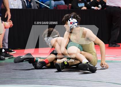 Thumbnail 2 in CIF State Boys Wrestling Championships (Semifinals) photogallery.