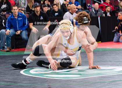 Thumbnail 3 in CIF State Boys Wrestling Championships (Semifinals) photogallery.