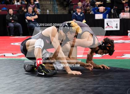 Thumbnail 2 in CIF State Boys Wrestling Championships (Semifinals) photogallery.