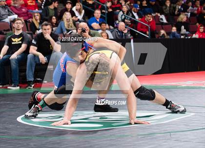 Thumbnail 2 in CIF State Boys Wrestling Championships (Semifinals) photogallery.