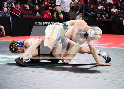 Thumbnail 3 in CIF State Boys Wrestling Championships (Semifinals) photogallery.