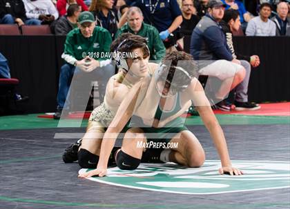 Thumbnail 2 in CIF State Boys Wrestling Championships (Semifinals) photogallery.