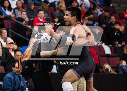 Thumbnail 1 in CIF State Boys Wrestling Championships (Semifinals) photogallery.