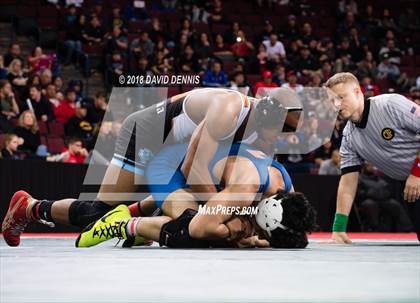 Thumbnail 2 in CIF State Boys Wrestling Championships (Semifinals) photogallery.