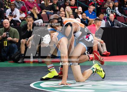 Thumbnail 3 in CIF State Boys Wrestling Championships (Semifinals) photogallery.