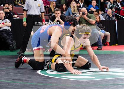 Thumbnail 3 in CIF State Boys Wrestling Championships (Semifinals) photogallery.