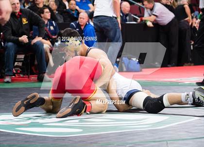 Thumbnail 1 in CIF State Boys Wrestling Championships (Semifinals) photogallery.