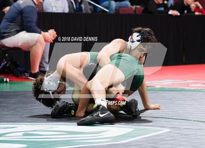 Thumbnail 2 in CIF State Boys Wrestling Championships (Semifinals) photogallery.