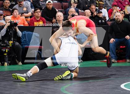 Thumbnail 2 in CIF State Boys Wrestling Championships (Semifinals) photogallery.