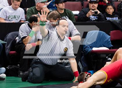Thumbnail 2 in CIF State Boys Wrestling Championships (Semifinals) photogallery.