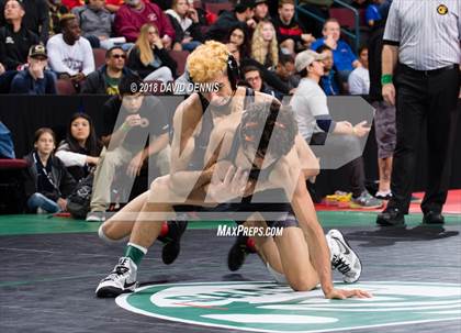 Thumbnail 2 in CIF State Boys Wrestling Championships (Semifinals) photogallery.