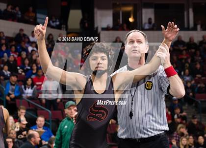 Thumbnail 3 in CIF State Boys Wrestling Championships (Semifinals) photogallery.