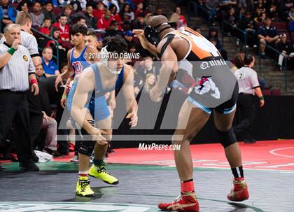 Thumbnail 1 in CIF State Boys Wrestling Championships (Semifinals) photogallery.