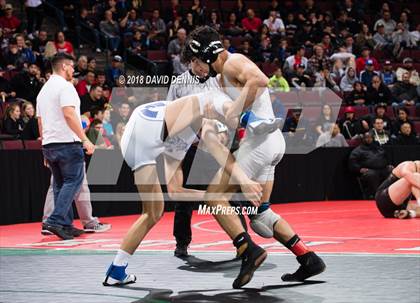 Thumbnail 1 in CIF State Boys Wrestling Championships (Semifinals) photogallery.