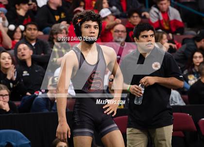 Thumbnail 3 in CIF State Boys Wrestling Championships (Semifinals) photogallery.