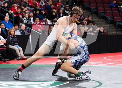 Thumbnail 2 in CIF State Boys Wrestling Championships (Semifinals) photogallery.