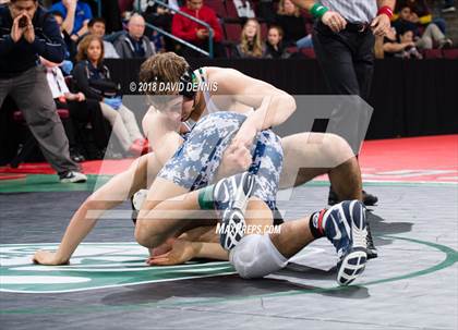 Thumbnail 2 in CIF State Boys Wrestling Championships (Semifinals) photogallery.