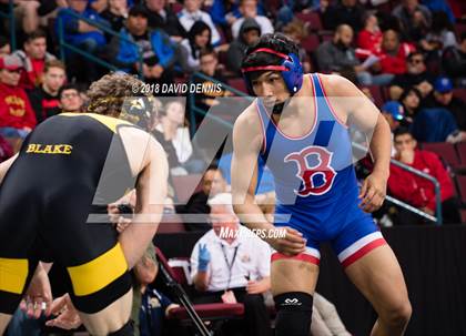 Thumbnail 2 in CIF State Boys Wrestling Championships (Semifinals) photogallery.