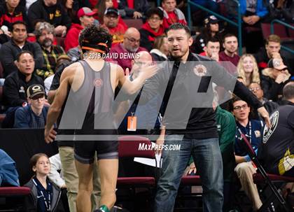 Thumbnail 2 in CIF State Boys Wrestling Championships (Semifinals) photogallery.