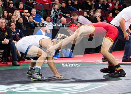 Thumbnail 3 in CIF State Boys Wrestling Championships (Semifinals) photogallery.