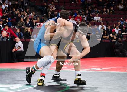 Thumbnail 2 in CIF State Boys Wrestling Championships (Semifinals) photogallery.