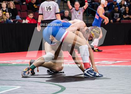 Thumbnail 2 in CIF State Boys Wrestling Championships (Semifinals) photogallery.