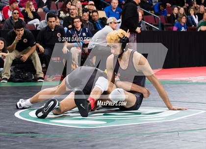Thumbnail 3 in CIF State Boys Wrestling Championships (Semifinals) photogallery.