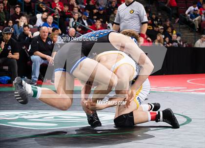 Thumbnail 2 in CIF State Boys Wrestling Championships (Semifinals) photogallery.